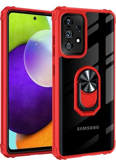 Samsung Uyumlu Galaxy A72 Kılıf Zore Mola Kapak Kırmızı