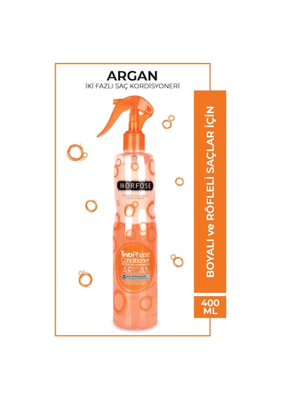 Morfose Argan İçeren Çift Fazlı Sprey Fön Suyu 400 ML