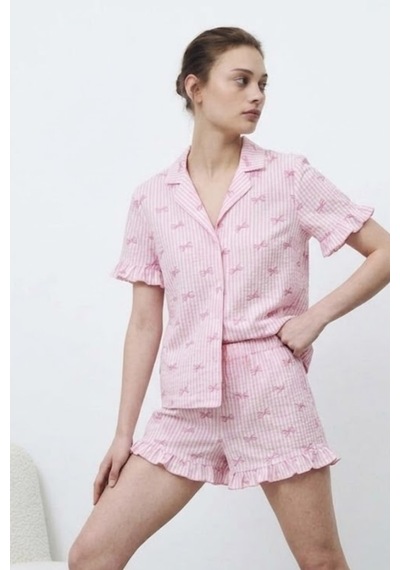 Norcia Sports Kadın Premium Fırfırlı Pembe Pijama Takımı Çok Renkli - 929322480 Çok Renkli - 929322480 Çok Renkli Norcia Sports Kadın Premium Fırfırlı Pembe Pijama Takımı Çok Renkli - 929322480 Çok Renkli - 929322480 Çok Renkli