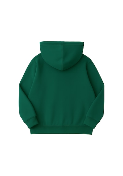 4'lü Kapüşonlu Basic Sweatshirt Seti - Düz Kışlık Şardonlu Kumaş Yeşil Saks Mavi Siyah Beyaz