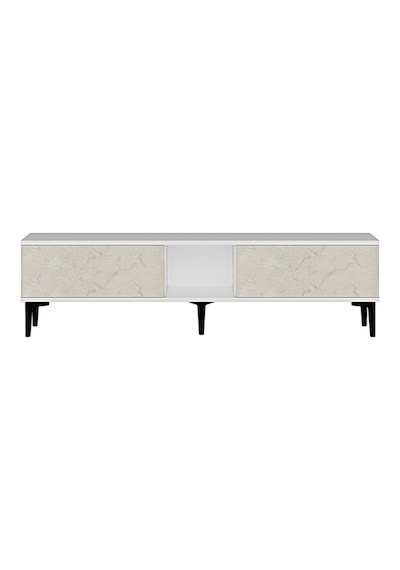Tsa1599bt Aplos Tv Sehpası Beyaz-traverten 150cm Beyaz - Traverten