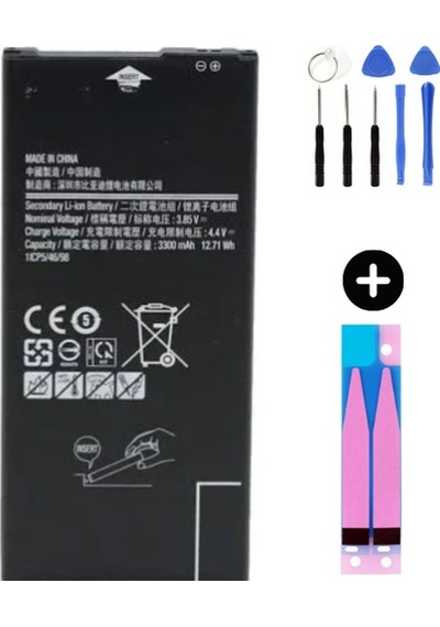 Samsung Galaxy J7 Max G615f Uyumlu A Kalite Batarya Pil + Montaj Seti