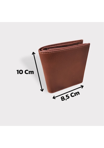Gvnbag Hakiki Deri Erkek Bozuk Para Gözlü Taba Mini Cüzdan Gvn-0131