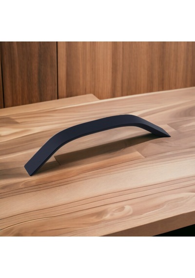Şahin Siyah Metal Kulp 128 Mm 12.8 Cm Mobilya Çekmece Mutfak Dolabı Dolap Kulpları Kulbu Kulpu Siyah