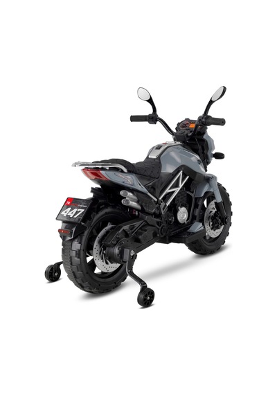Motocross Cross Akülü Motor Akülü Araba Yeni Seri Babyhope 447 12v Gri