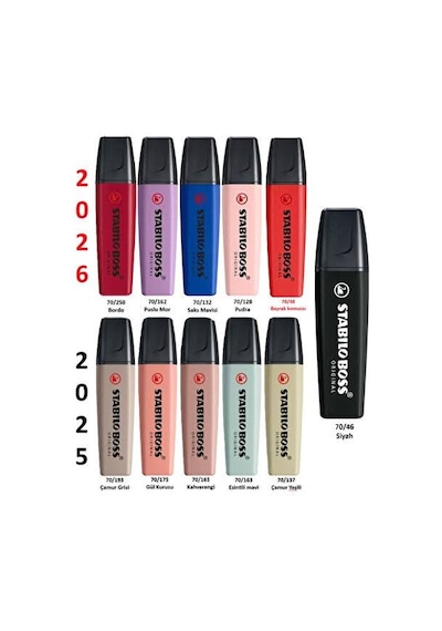 Boss Original Nature Colors + Wildflower Edition 11'li Set 2025-2026 Renkleri Çok Renkli