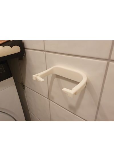 Tuvalet Kağıdı Askısı Pratik Beyaz