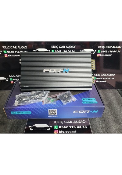 For x Xae 4000.5 5 Kanal Oto Amfi