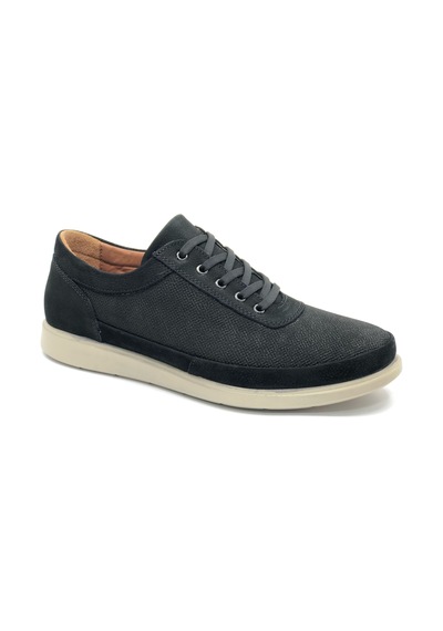 Dropland 5485 Hakiki Deri Erkek Casual Ayakkabı Siyah