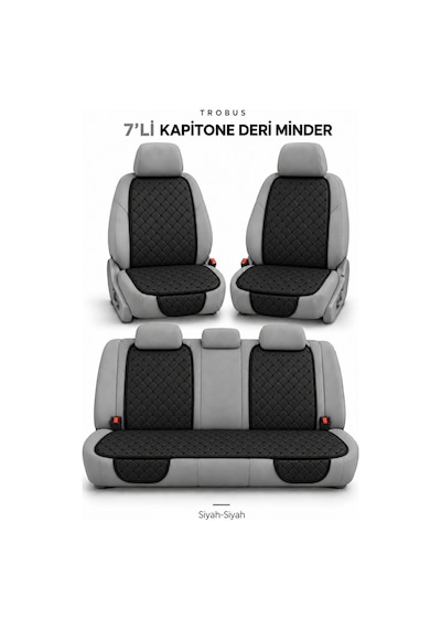 Volvo Xc60 2013-2016 Suni Deri Kapitone Minder 7'li 69194231