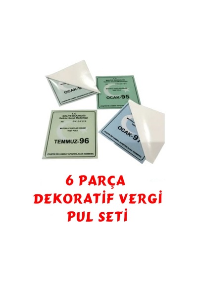 Tofaş Uyumlu Vergi Pul Seti 6 Parça 1. Sınıf Kalite