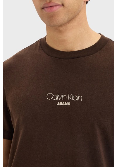 Calvin Klein Logolu Pamuklu Regular Fit Bisiklet Yaka T Shirt Lv04rb824gto2 Erkek T Shirt Lv04rb824g To2 Kahve Calvin Klein Logolu Pamuklu Regular Fit Bisiklet Yaka T Shirt Lv04rb824gto2 Erkek T Shirt Lv04rb824g To2 Kahve