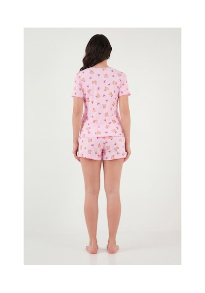 Lela Bayan Pijama Takımı 65770837 Pembe