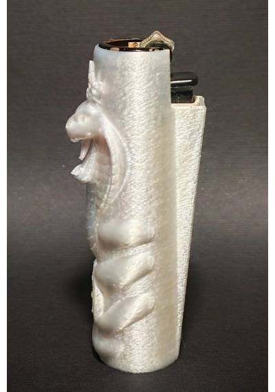 Kral Kobra Figürlü Çakmak Kılıfı Clipper