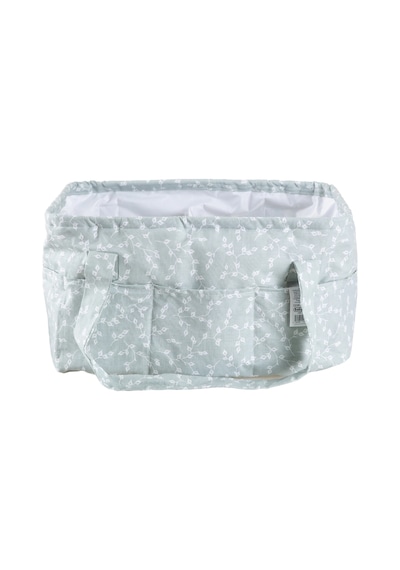 Babyjem - Katlamalı Çanta Anne&Bebek Organizer Yeşil Çiçek