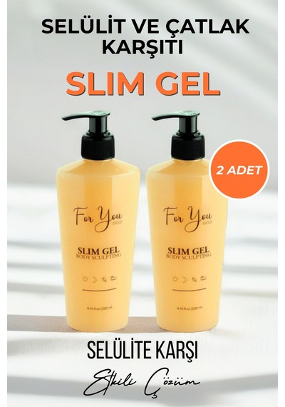 Slim Jel -sıkılaştırıcı Bölgesel Incelme-çatlak Karşıtı Ve Selülit Kremi Yakıcı 2 Adet