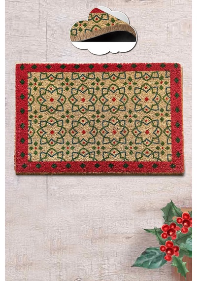 Coco Garnish 40x60 Cm Doğal Koko Kıl Paspas,hindistan Naturel Kapı Önü Paspası Kahverengi
