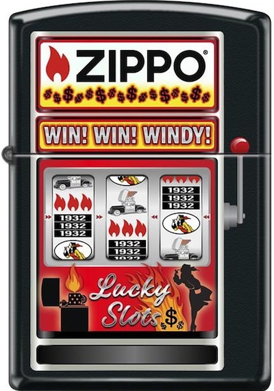 Zippo Çakmak 218-115809 Zippo Slot Machine Design