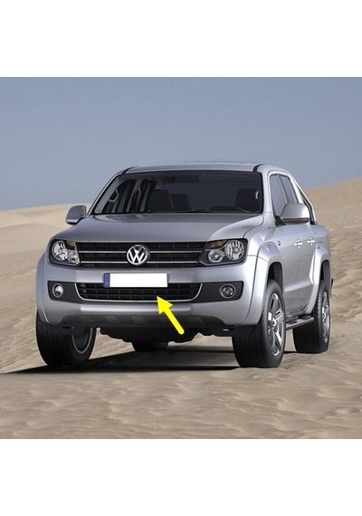 VW Amarok 2013-2016 Ön Tampon Orta Izgara Krom Çıtalı 2HH853677