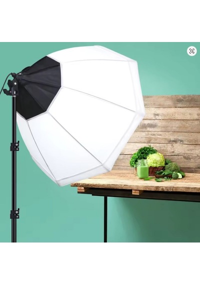 Ürün , Reklam , Stüdyo , Youtube , Vlog , Tiktok , Canlı Yayın Vb İçin 70cm Octagon Softbox Led Sürekli Işık