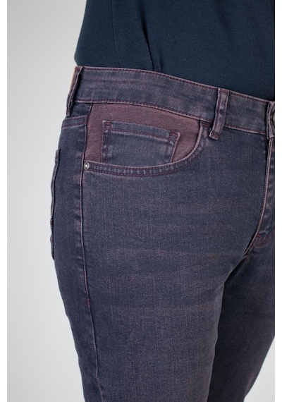 HLT Jeans Erkek Açık Bordo Slim Fit Dar Kesim Esnek Likralı Denim Jeans Kot Pantolon Acıkvalbo 001