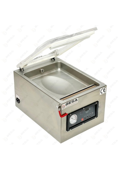 Besa 26 Cm Tek Çene Gıda Ve Sucuk Vakum Makinesi Çelik