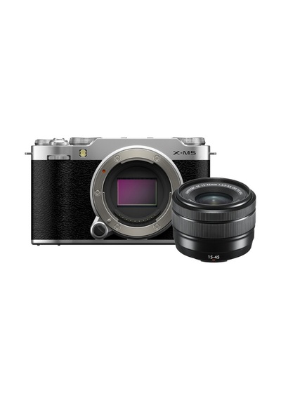 Fujifilm X-M5 Gümüş + XC15-45MM Kit