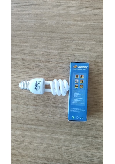 Draimond 15w E27 Duy Spiral Tasarruflu Enerji Tasarruflu Lamba Beyaz Işık Hsp-15w