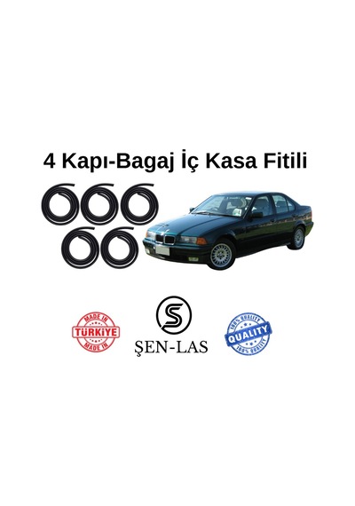 Bmw 3 Serisi E36 1992-1998 Şen-las Kadifeli 4 Kapı + Bagaj Fitili Şl32311