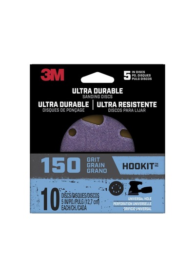 3m Dısc5ın10pk150 Zımpara Diski, 150 Kumlık, Mor
