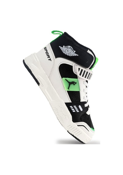 Sneaker Ortopedik Taban Unisex Çocuk Spor Ayakkabı Yeşil