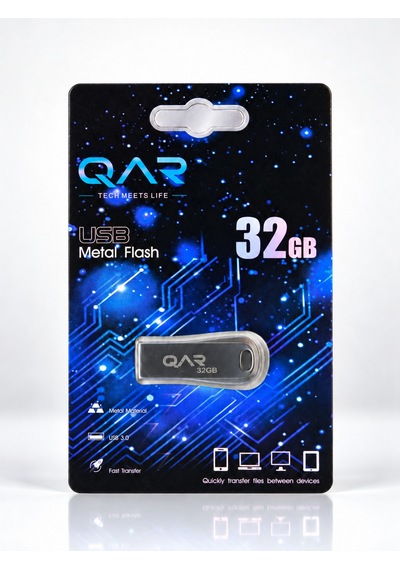 Qar Usb Flash Bellek Metal 32 Gb Usb 3.0  Güvenli