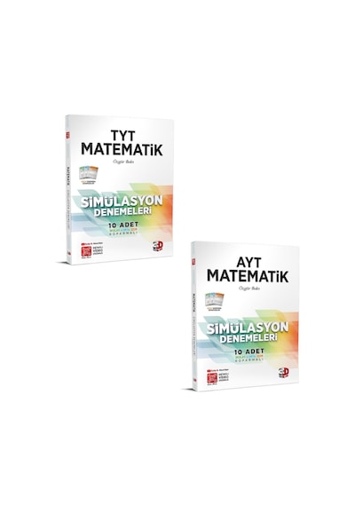 3D Yayınları Tyt Ayt Matematik Deneme Seti 2023