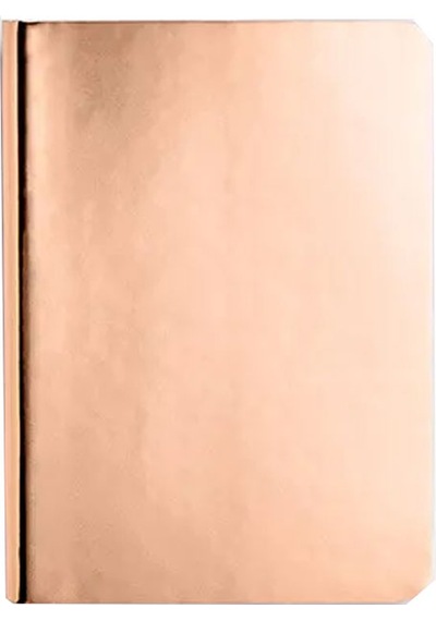 Nuuna Gri Noktalı A6 Defter Shiny Starlet Copper 53238 Gri