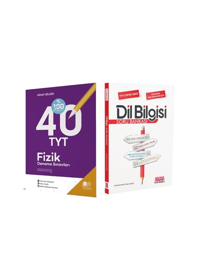 Nihat Bilgin Tyt Fizik Deneme Ve Akm Dil Bilgisi Soru Bankası Kitabı