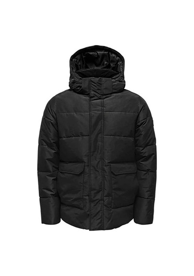Only Onscarl Life Quilted Jacket Noos Otw Erkek Ceket 22025825 Siyah-siyah Siyah