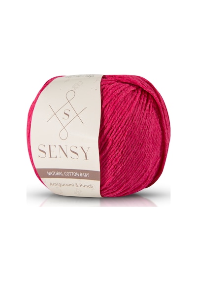Premium Amigurumi Ipi Punch Panç Baby Soft Cotton 50 Gr Örgü Ip Fuşya