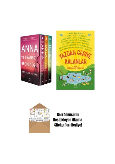 Anna Lola Isla Serisi Kutulu Set 3 Kitap + Yazdan Geriye Kalanlar