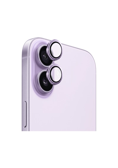 Safeus 9h+ Safir Temperli Kamera Lens Koruyucu, Apple Uyumlu iPhone 17 İle Lavanta