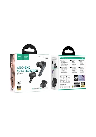 Hoco EQ5 Tws Bluetooth 5.3 Gürültücü Azaltıcı Kablosuz Stereo Kulak İçi Kulaklık