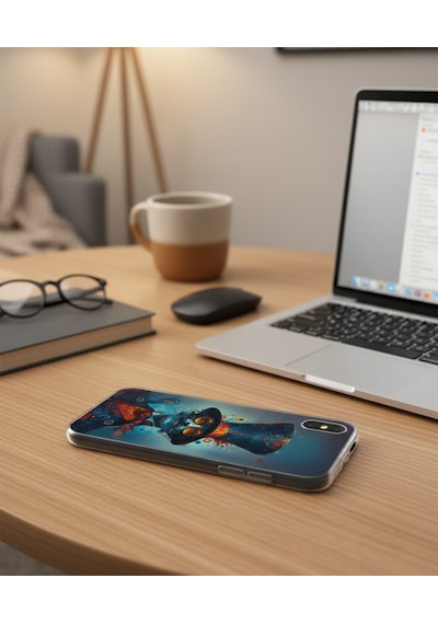 Samsung Galaxy S23 Fe Uyumlu Şeffaf Kılıf Tablo 3 Tasarımlı