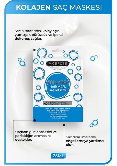 Morfose Kolajen Saç Maskesi 24 x 25 ML