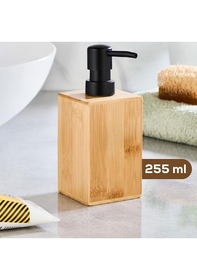 Bambu Sıvı Sabunluk Ahşap El Sabunu, Losyon Ve Şampuan Dispenseri Modern Banyo, Mutfak Ve L Diğer
