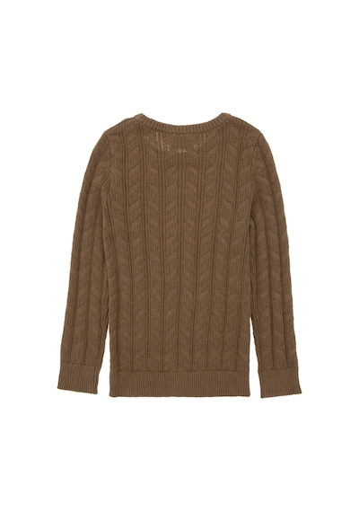 U.S. Polo Assn. Erkek Çocuk Haki Basic Bisiklet Yaka Kazak 50288889-VR027
