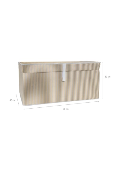 Pazar Kapısı Çok Amaçlı Düzenleyici Kapaklı Sandık Tipi Kutu Hurç Organizer 3 Lü Set Kahverengi, Mega 60 X 40 Diğer