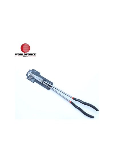 Worldforce 11435 16 İnç S2 Çelik Profesyonel Kavisli Uç Uzun Kargaburun Pense 420 MM
