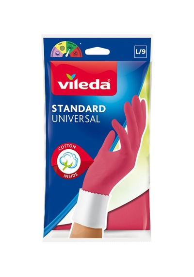 Vileda Universal Standart Eldiven Large 6'li Avantaj Paketi Mıchu