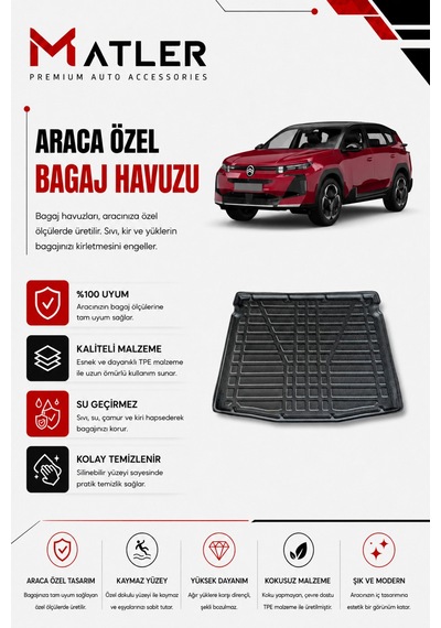 Citroen C5 Aircross Hybrid 2025 Model Bagaj Havuzu
