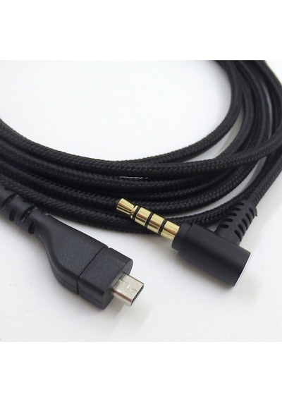 F Fityle 3.5mm Pc Değiştirme Ses Kablosu Arctis 3,5,7, Arctis Pro Oyun Kulaklık Kablosu