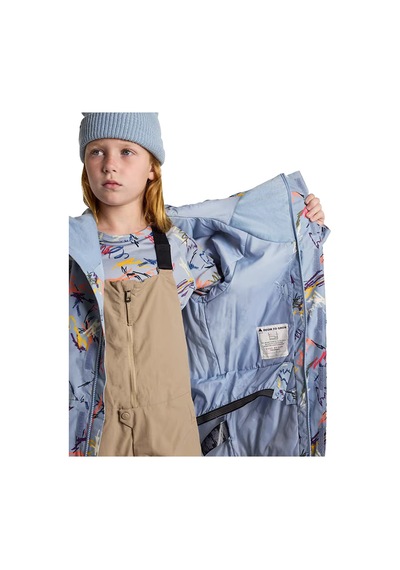 Burton Skimmer Jacket Unisex Çocuk Snowboard Ceketi 3540 Çok Renkli